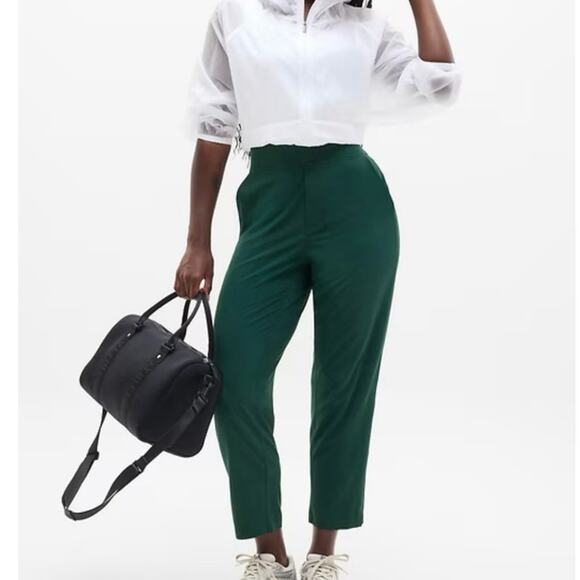 ATHLETA Women's PLUS Size 16 NWT Brooklyn Lined Pant Noble Blue Athletic Jogger - Picture 7 of 16